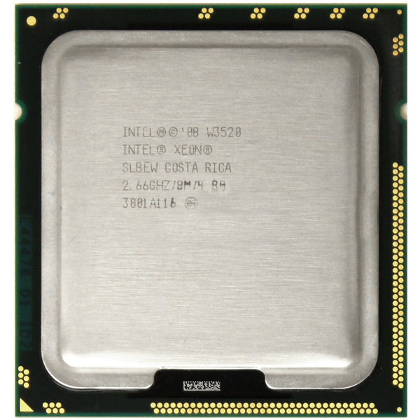 Intel Xeon W3520 Quad Core 2.66GHz 8MB Cache 4.80 GT/s LGA1366 - Click Image to Close