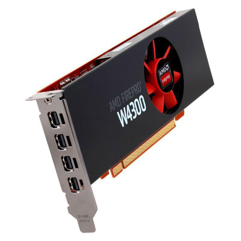 AMD FirePro W4300 4GB 128-bit GDDR5 PCI Express LP 102C9350100 - Click Image to Close