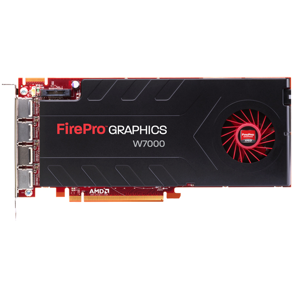 AMD FirePro W7000 4GB PCIe x16 Quad DP Graphics Card 102-C41801