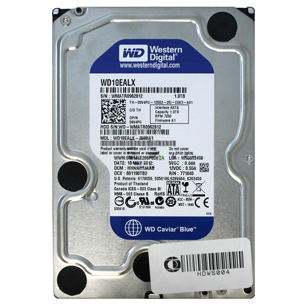 WD 1TB WD10EALX 7200 RPM SATA 3.5 Hard Drive HDD 9V4PG Dell - Click Image to Close