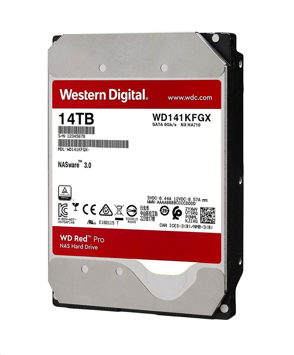 WD RED PRO 14TB 7.2K SATA 3.5IN HDD Hard Drive WD141KFGX