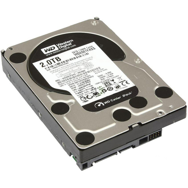 WD Caviar Black WD2001FASS 2TB 7200 RPM 64MB SATA Hard Drive HDD - Click Image to Close