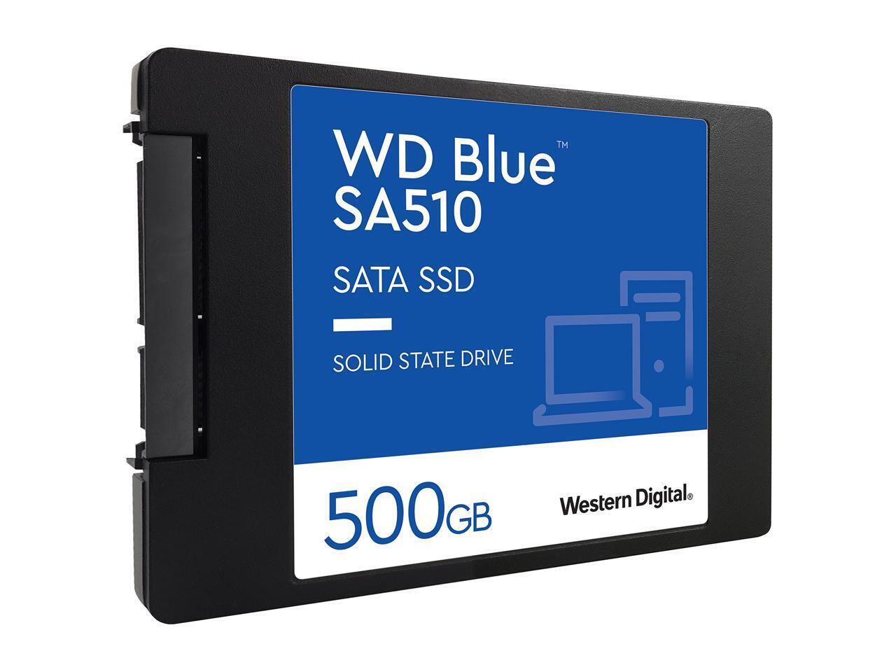 WD 500GB WD BLUE SATA 2.5 HDD Hard Drive WDS500G3B0A SA510