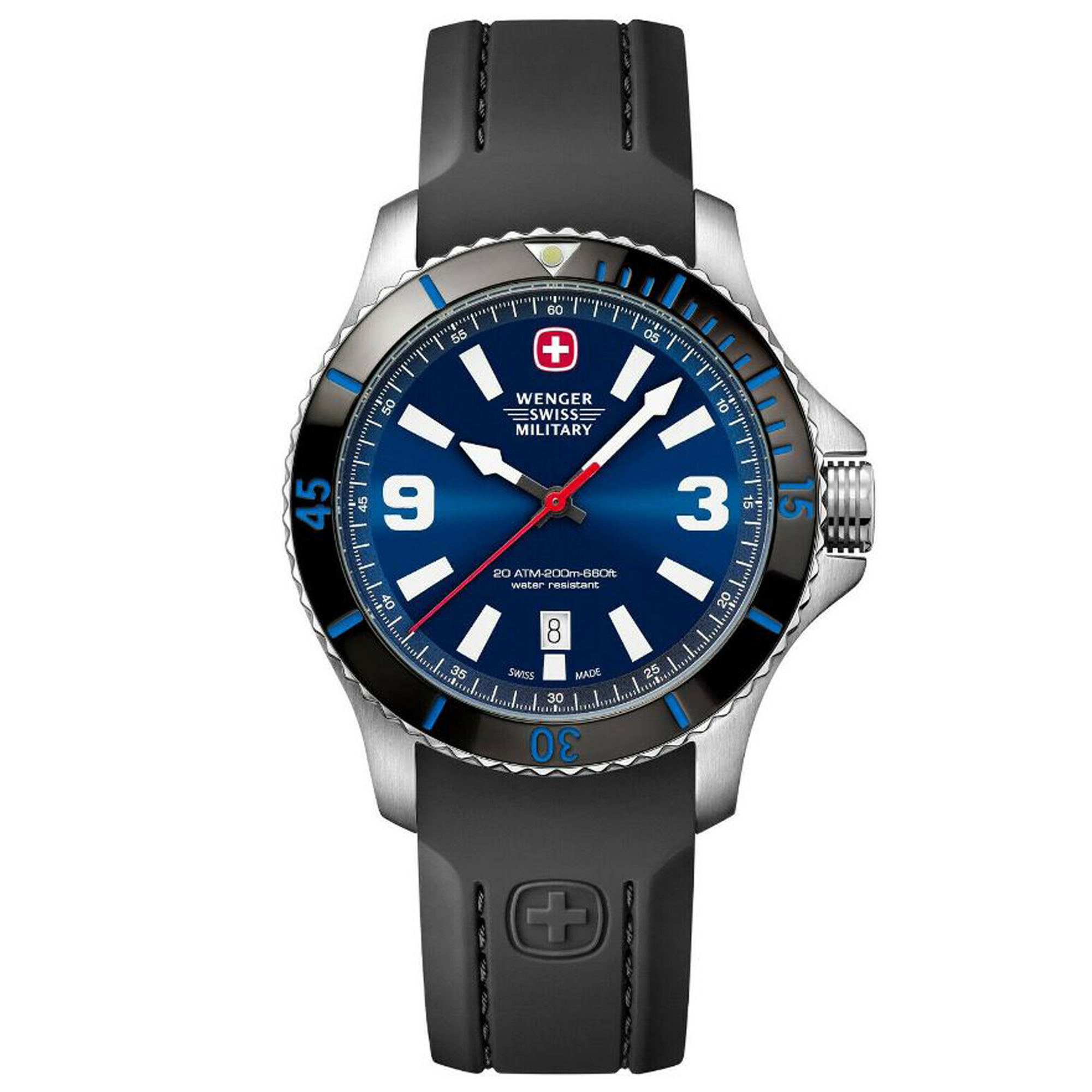 Wenger Seaforce 43mm Swiss Military Men's Watch 01.9041.216 - Click Image to Close