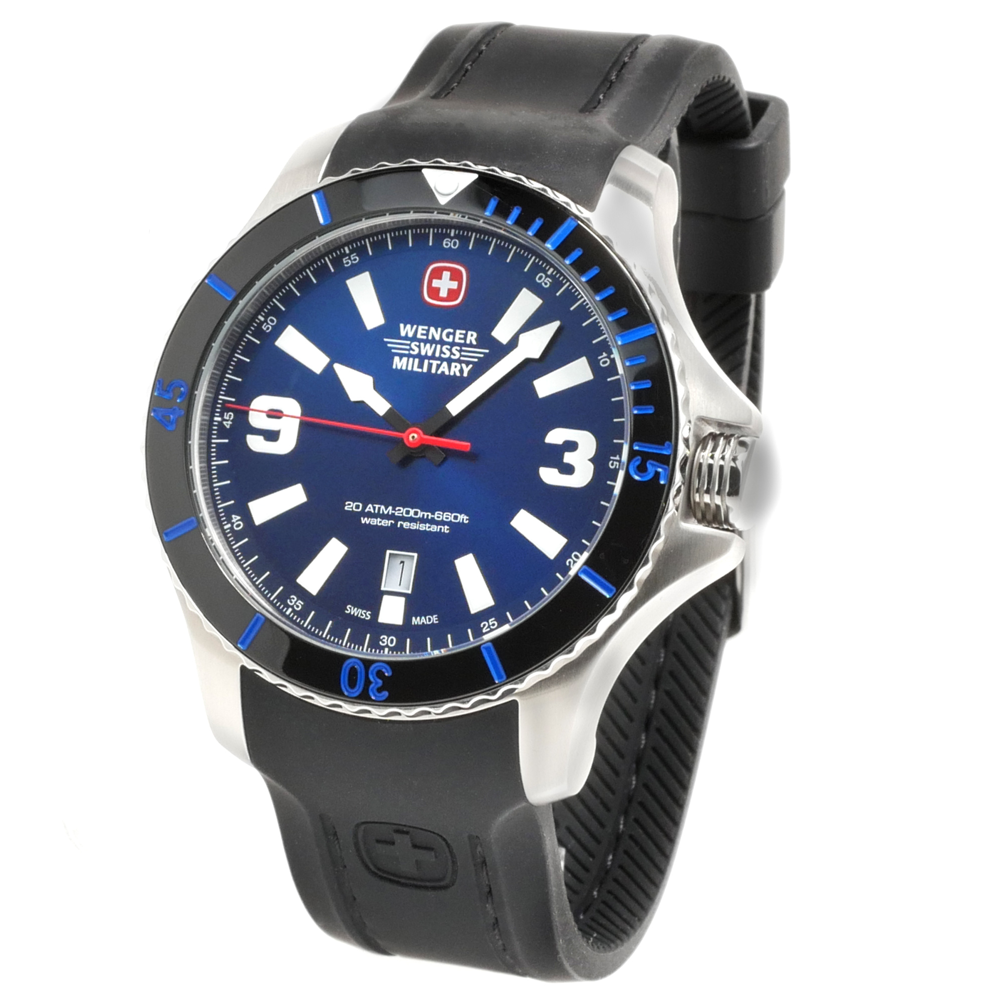 Wenger Seaforce 43mm Swiss Military Men's Watch 01.9041.216 - Click Image to Close