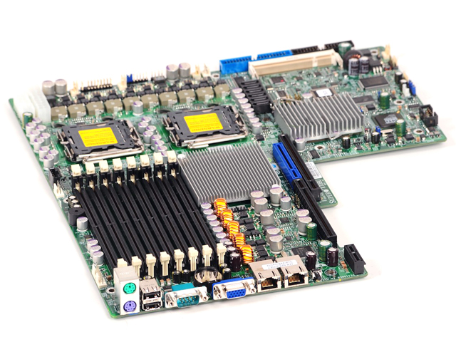 SuperMicro X7DBU 1U SuperServer Motherboard LGA 771 5000P SATA - Click Image to Close