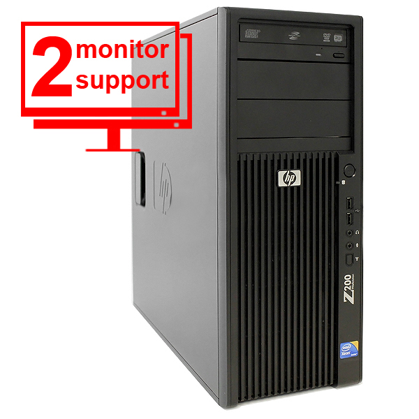 HP Z200 Workstation FL980UT Intel Xeon QC 2.53GHz 4GB 500GB