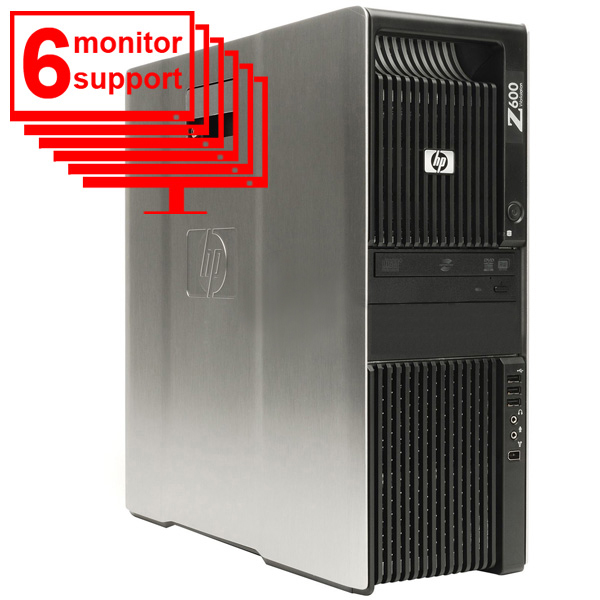 Trading 6 Monitor PC HP Z600 2xE5506 2.13GHz 24GB 250GB Win10