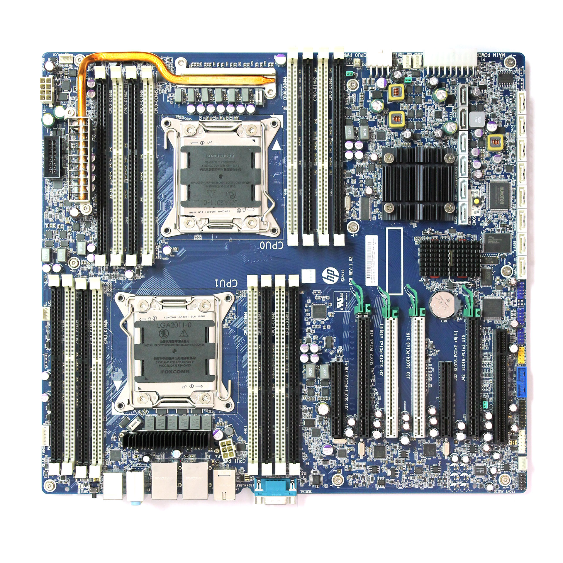 HP Z820 Intel LGA2011 DDR3 Motherboard 618266-002 708464-001 - Click Image to Close