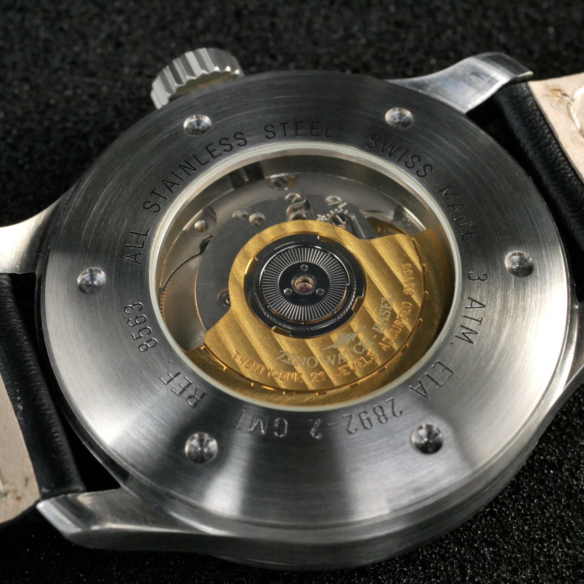 Zeno-Watch Basel OS Pilot GMT (Dual Time) Swiss Men's Watch 47.5mm 3ATM 8563-a1 - Click Image to Close