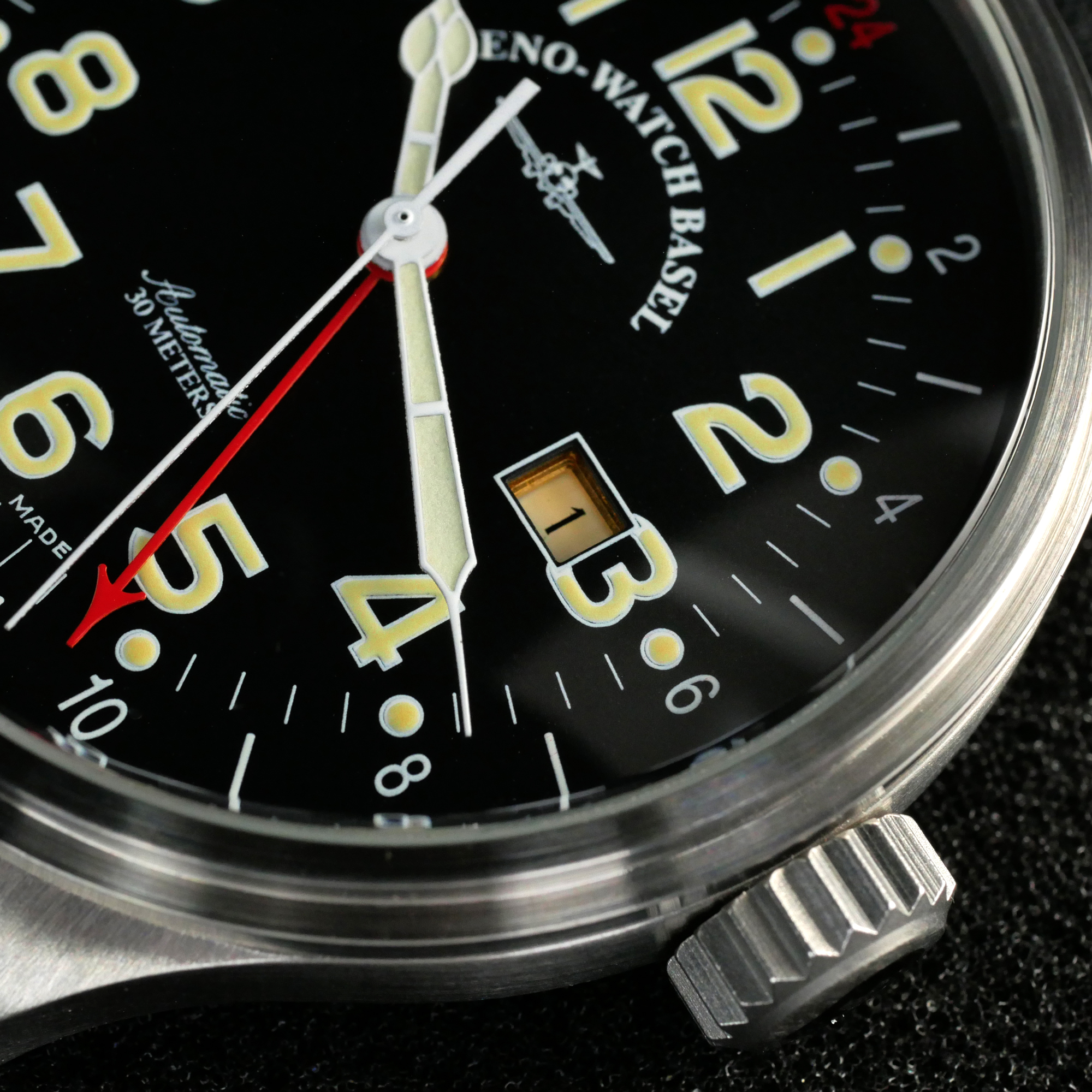 Zeno-Watch Basel OS Pilot GMT (Dual Time) Swiss Men's Watch 47.5mm 3ATM 8563-a1 - Click Image to Close