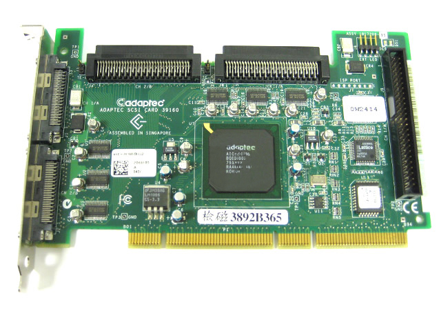 Adaptec SCSI 39160 SCSI Controller Card ASC-39160 Dell R5601