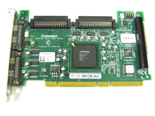 Adaptec SCSI 39160 SCSI Controller Card ASC-39160 Dell R5601 - Click Image to Close