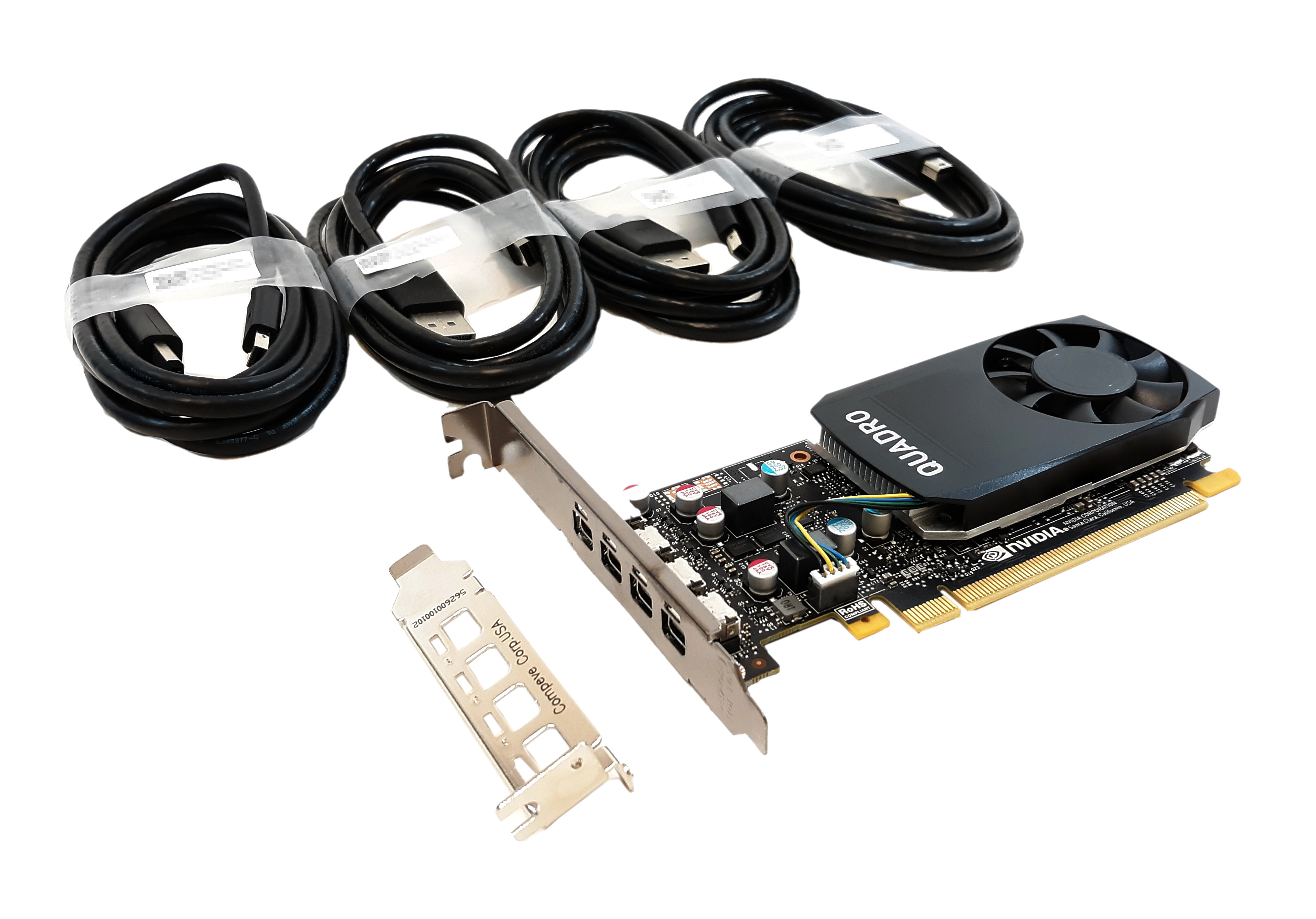 Lenovo 00FC963 nVIDIA Quadro P1000 4GB GDDR5 PCI Express 3.0 x16 4x mini-DP mDP - Click Image to Close