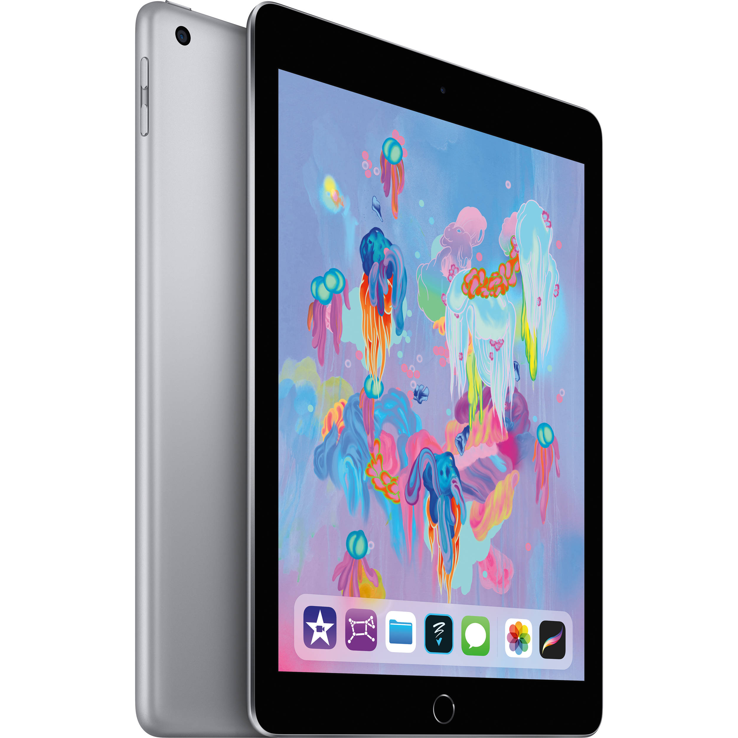 Apple iPad 9.7" 32GB 6th Gen Wi-Fi Only Space Gray A1893 - Click Image to Close