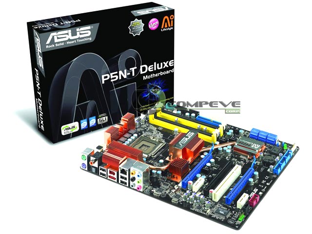Asus P5N-T Deluxe Motherboard,LGA 775, NVIDIA nForce 780i SLI
