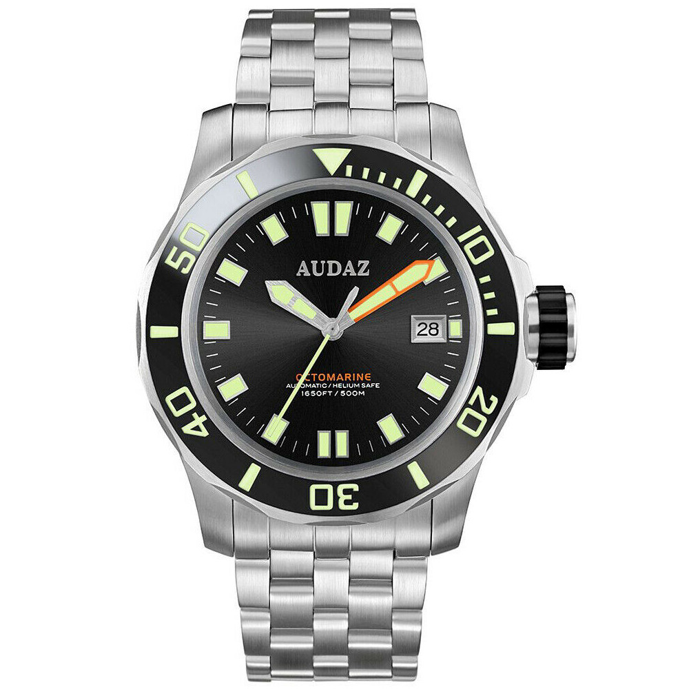Audaz Octomarine Automatic Men's Diver Watch 42mm ADZ-2070-01 - Click Image to Close