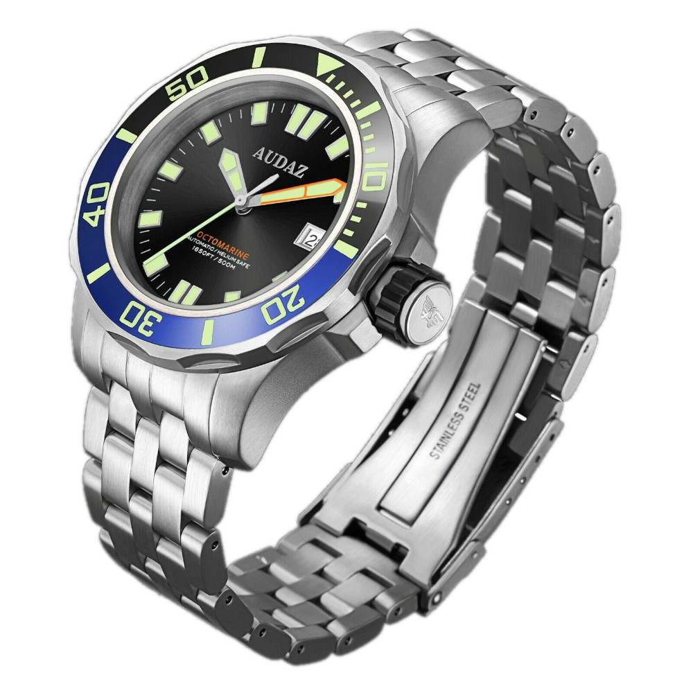 Audaz Octomarine Automatic Men's Diver Watch 42mm ADZ-2070-05 - Click Image to Close