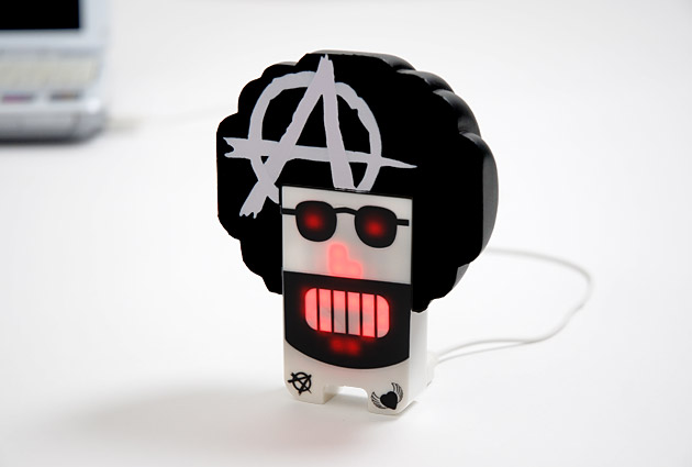 Tengu Allstars Rotten USB Lip Music Sync Character Face LED Toy