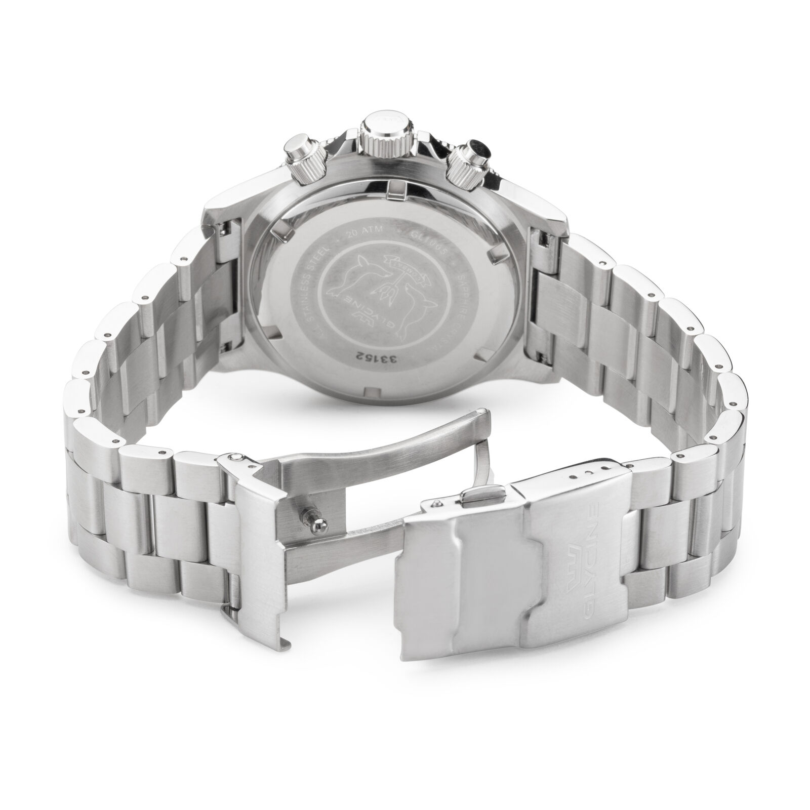 Glycine Combat Sub Blue Dial Chronograph Quartz Watch GL1004