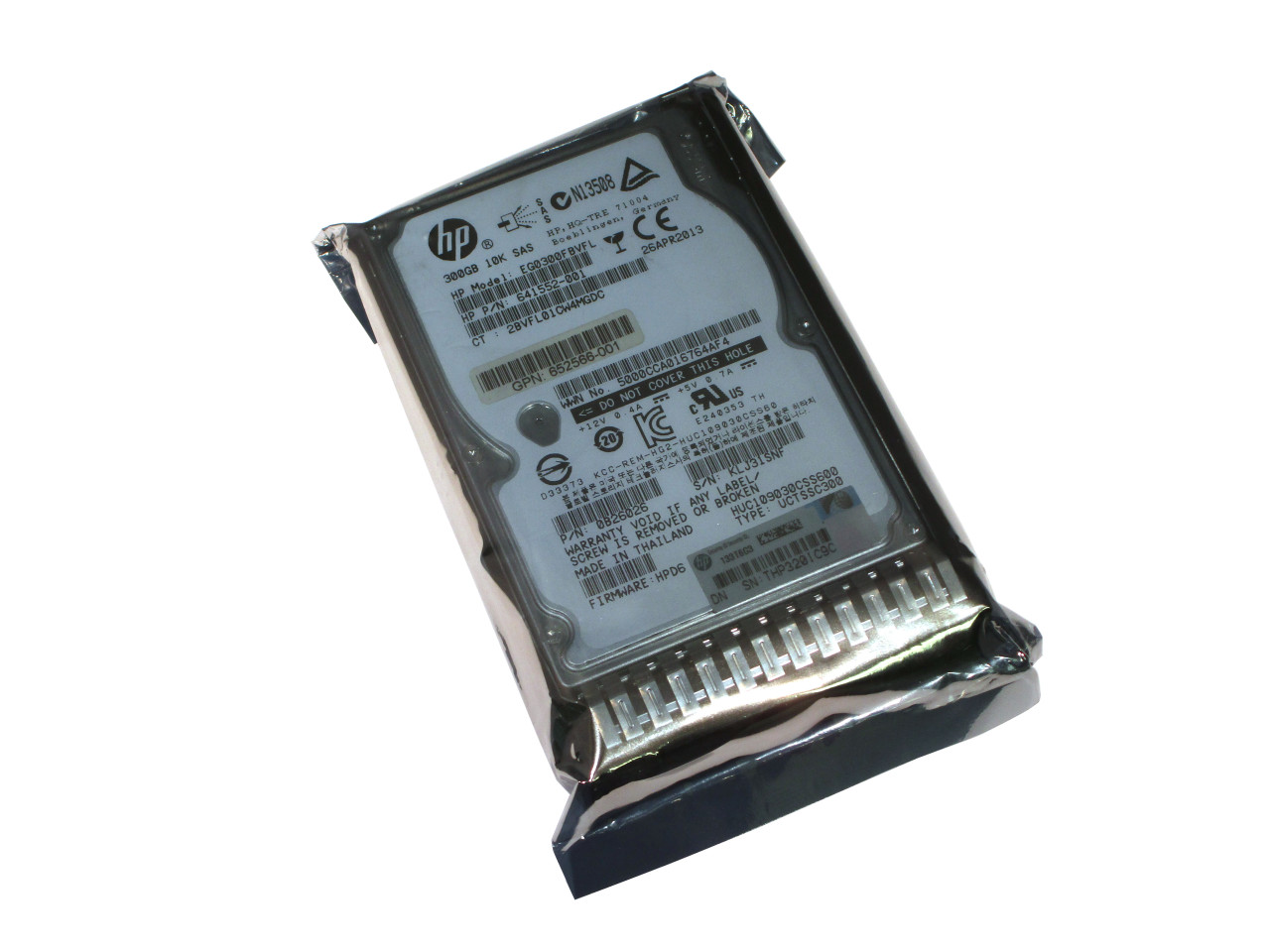HPE 300GB 10K 6G SAS DP EN SC 2.5 HDD Hard Drive EG0300FCVBF HP