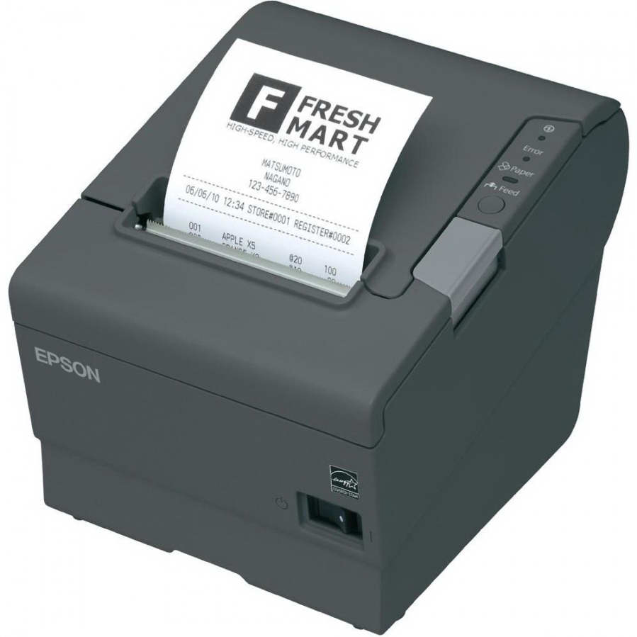 Epson TM T88V M224A Receipt Printer C31CA85324 Dark Gray - Click Image to Close