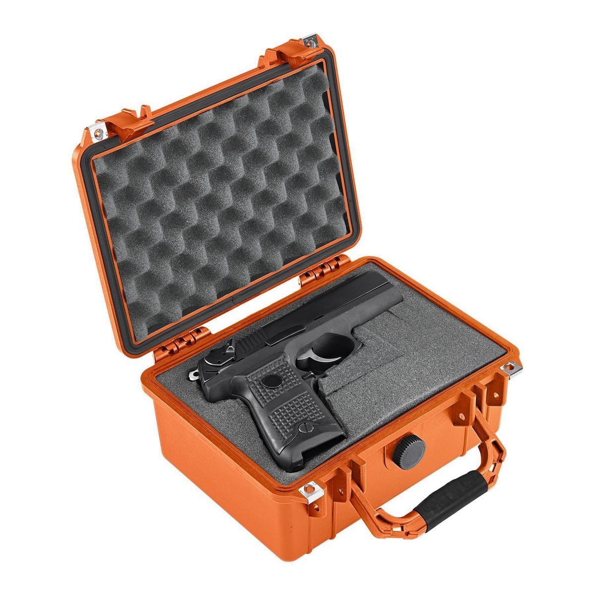 Orange Apache 2800 Weatherproof Protective Case, Medium, Watertight, dust-tight, impact resistant protective case - Click Image to Close