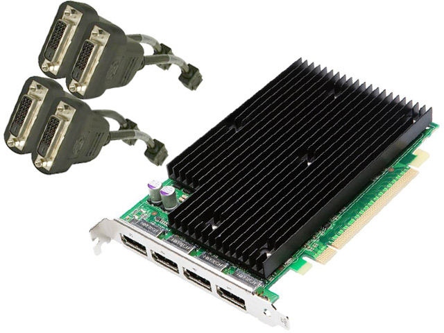 nVidia Quadro NVS 450 PCIE Video Card NVS450 512MB HP FH519AA