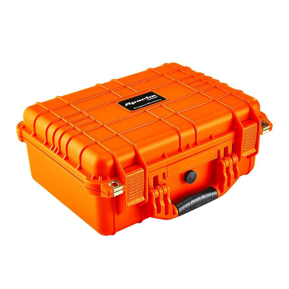 Orange Apache 3800 Weatherproof Protective Case, X-Large, Watertight, dust-tight, impact resistant protective case - Click Image to Close