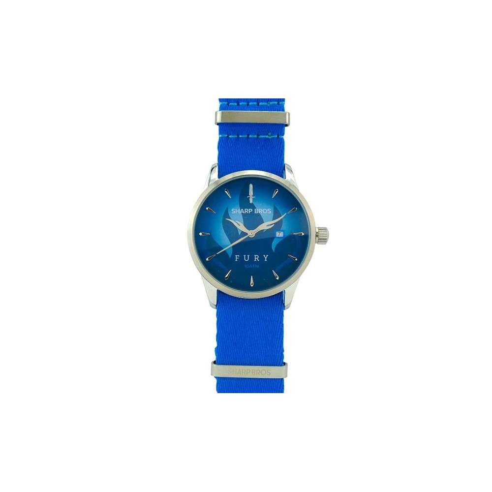 Core Fury Quartz Blue 42mm Watch WR100 - Click Image to Close