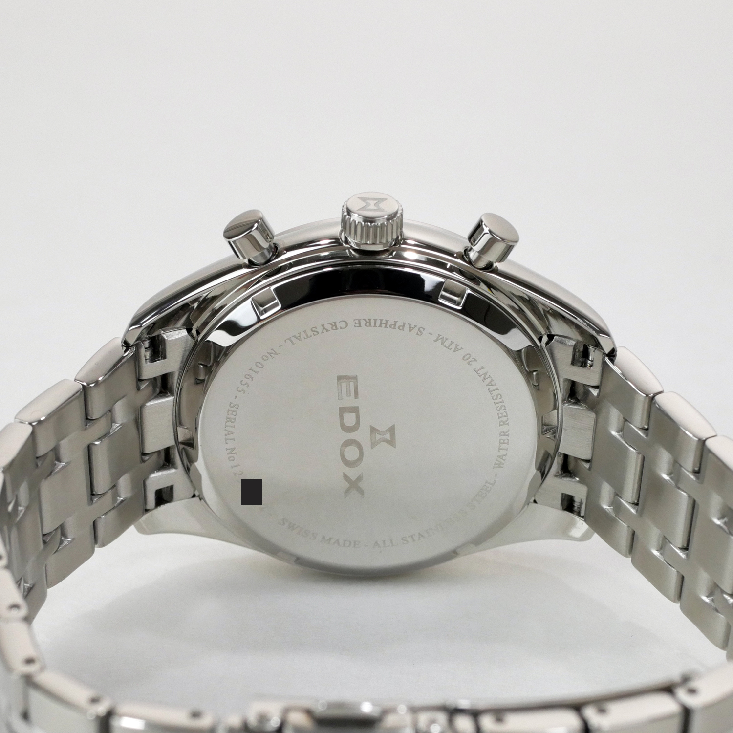 Edox Les Vauberts 01655-3M-ARN Men's Swiss Watch