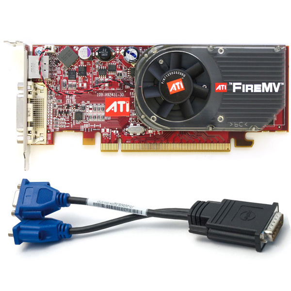 HP ATI FireMV 2250 PCI-E x16 256MB LP Graphics Card 465880-001