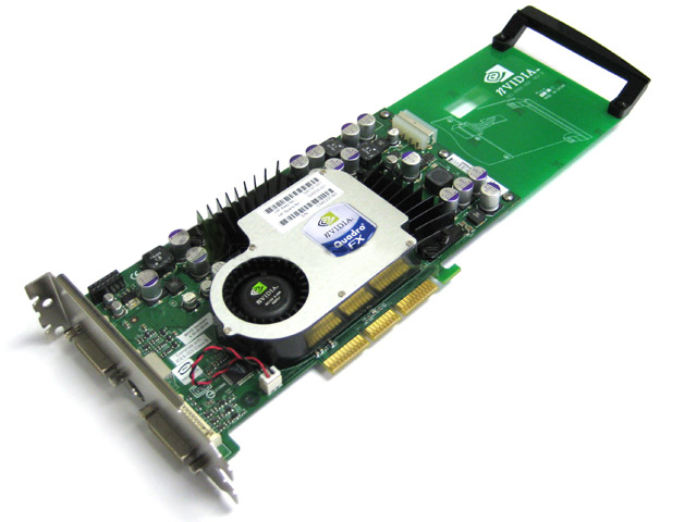 AGP nVidia Quadro FX 2000 FX2000 Video Card HP 326797-001 329259-001 DE806A - Click Image to Close