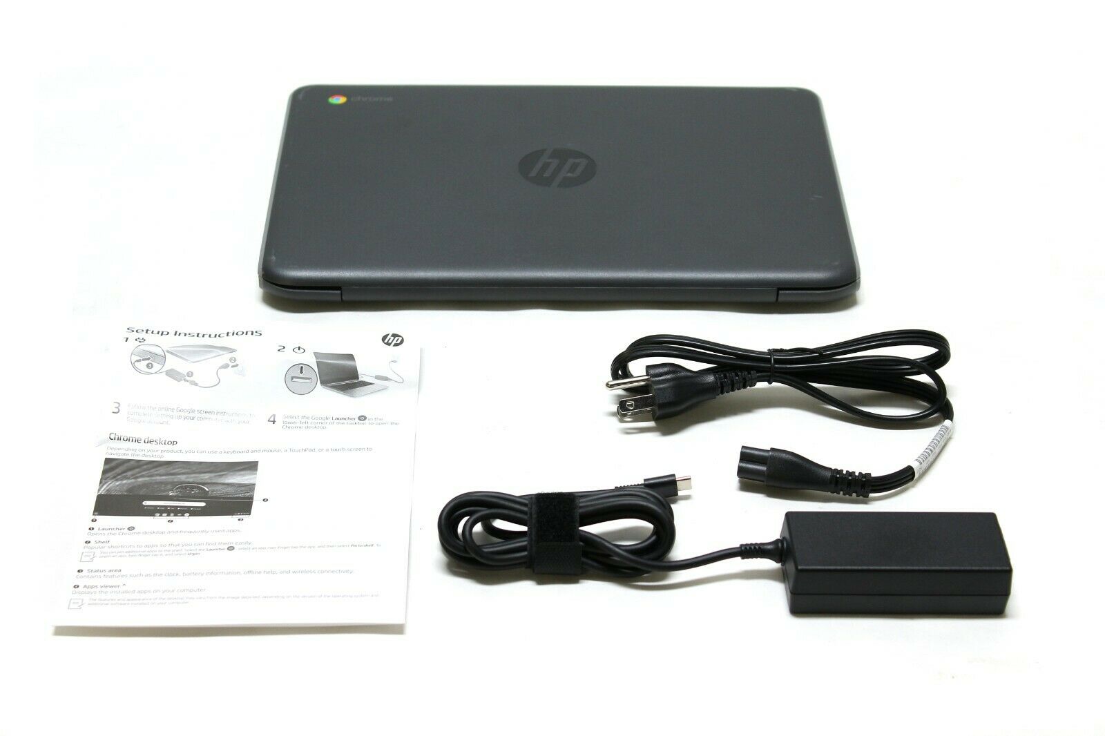 HP Chromebook 11 G7 11.6" Celeron N4000 4GB Ram HDD 16GB 6QY22UT#ABA - Click Image to Close