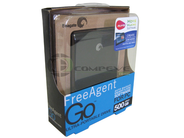 Seagate 500GB FreeAgent Go USB 2.0 Hard Drive ST905003FAA2E1-RK - Click Image to Close