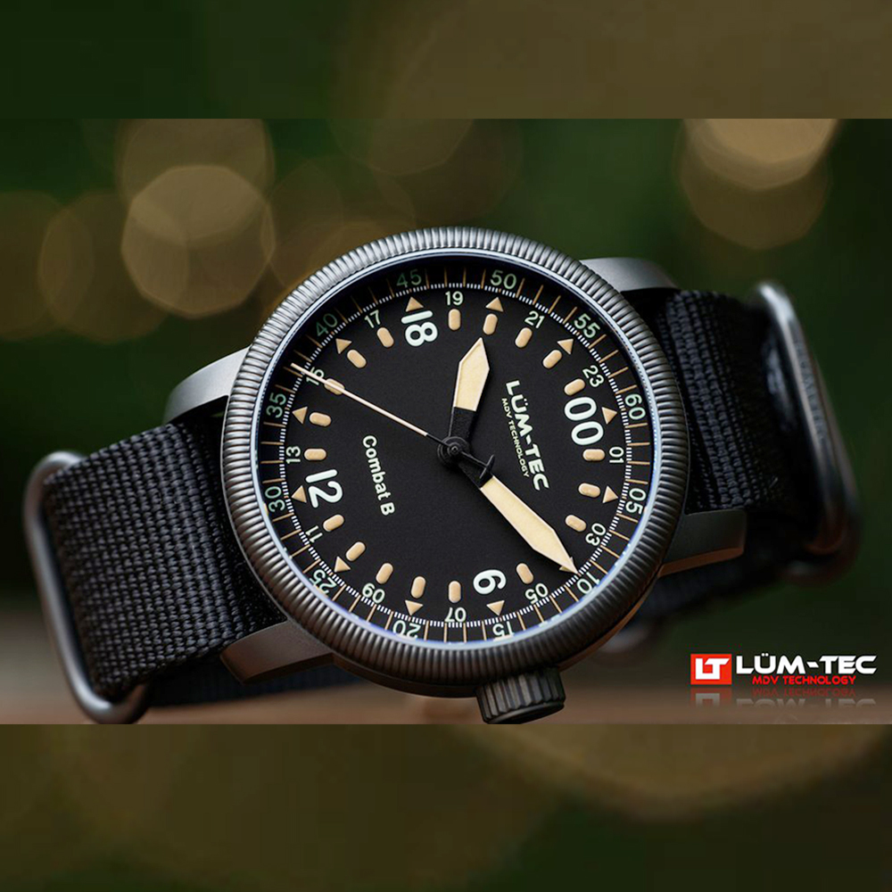 Lum-Tec Combat B49 24H 43mm Swiss Quartz Military Men's Watch WR200m LTB49 - Click Image to Close