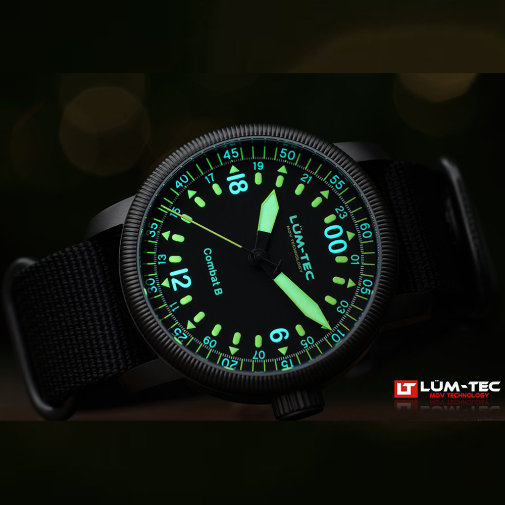 Lum-Tec Combat B49 24H 43mm Swiss Quartz Military Men's Watch WR200m LTB49 - Click Image to Close