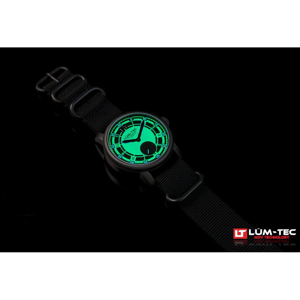 Lum-Tec Combat B53 Max Darkness B 53 Titanium Carbide Case Military 43mm Watch