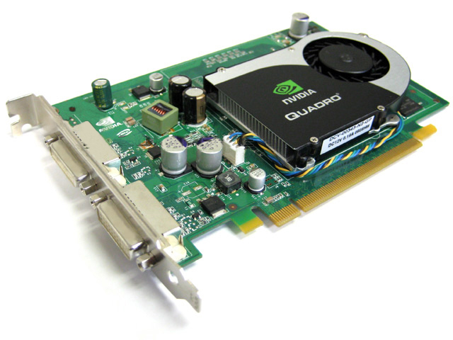 PNY/nVidia Quadro FX 370 256MB Video Card VCQFX370-PCIE-PB - Click Image to Close