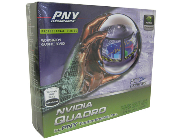 PNY nVidia Quadro NVS 285 NVS285 Video Card VCQ285NVS-PCIEX16-PB