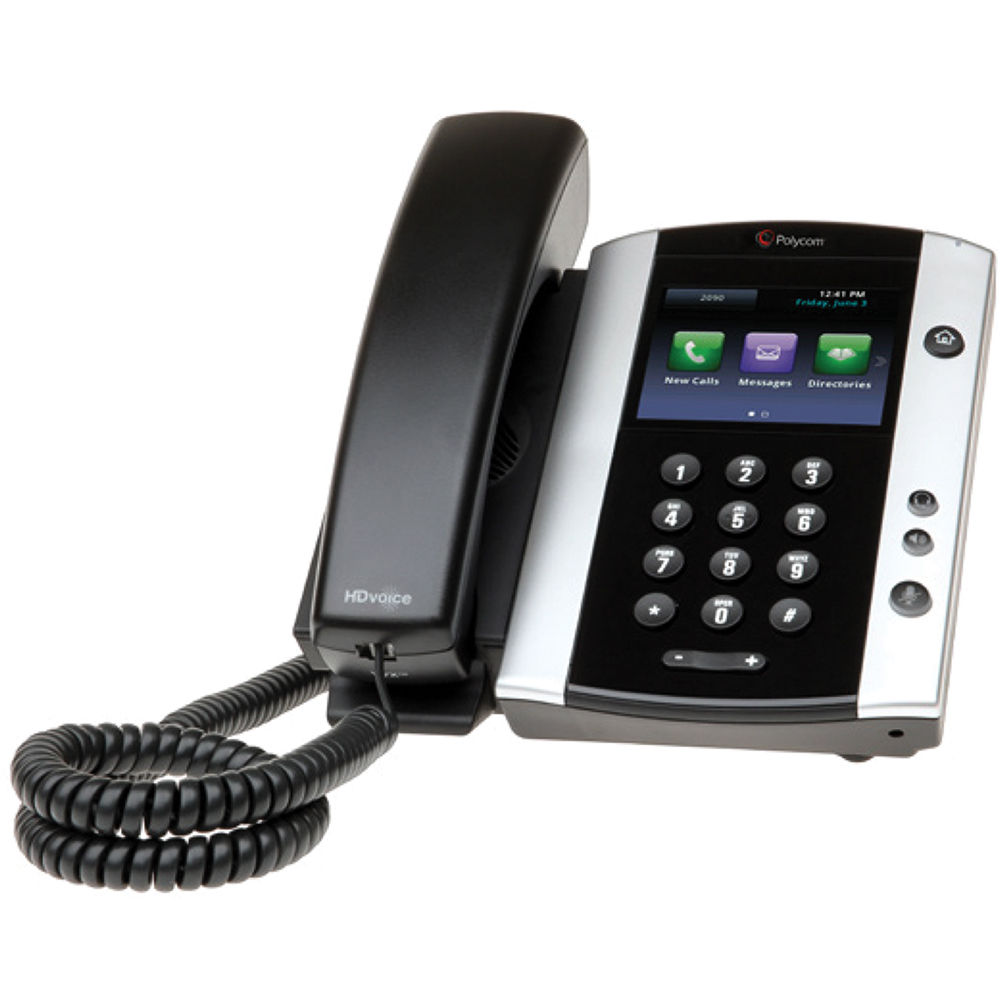 Polycom VVX 500 VoIP Phone 2200-44500-025 IP Telephony