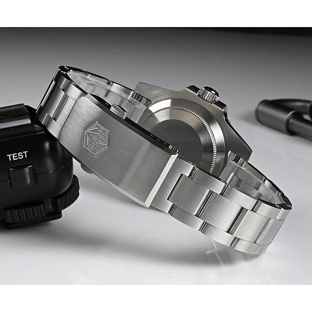 San Martin SN019-G 41mm Water Ghost Automatic Diver Watch Black Ceramic Bezel