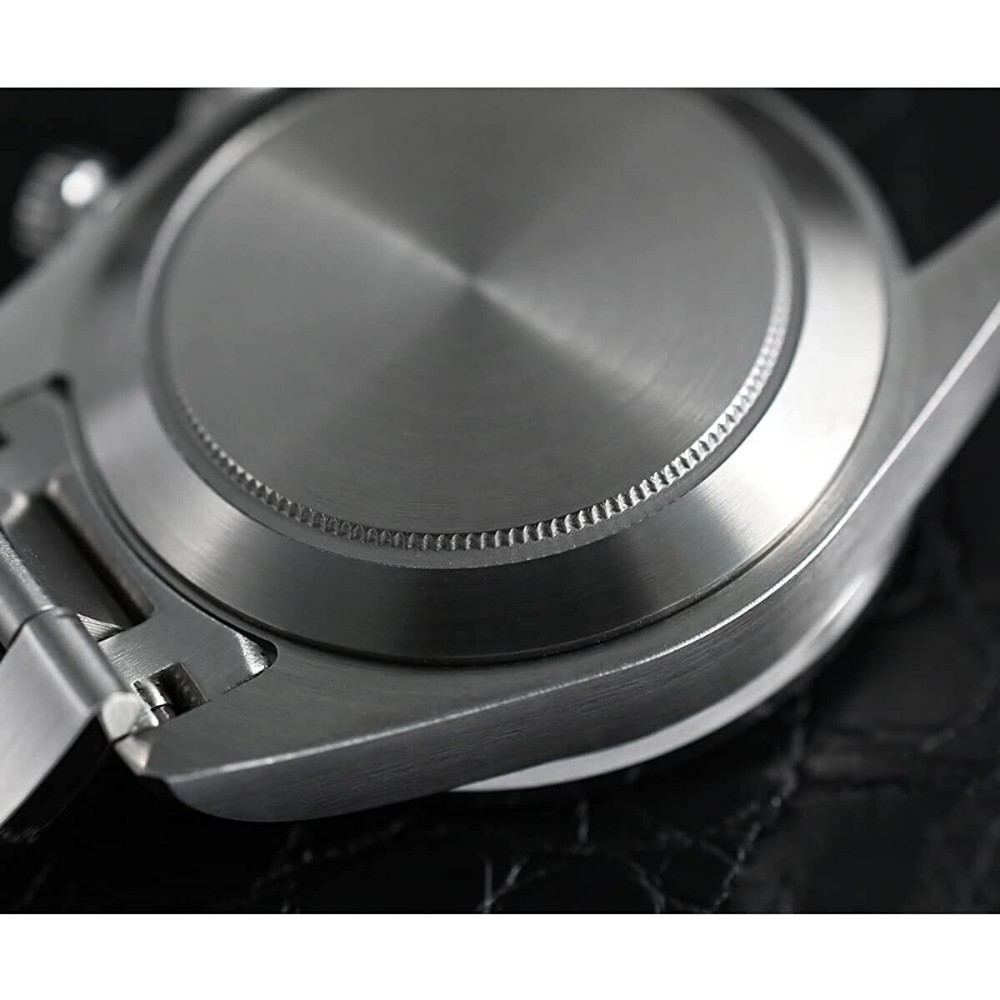 San Martin Black Panda BB 40mm Chronograph Retro Vintage Chrono Watch SN052-G - Click Image to Close
