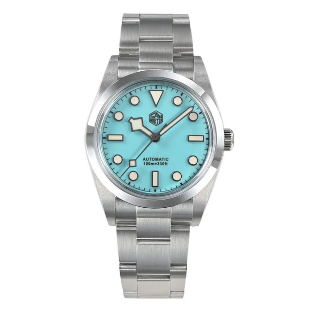 San Martin Diving SN021-G-B3 36mm Automatic Tiffany Blue Dial Diver Watch