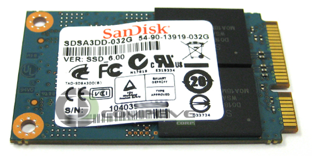 SanDisk Mini SSD mSATA 32GB Solid State Drive SDSA3DD-032G Flash