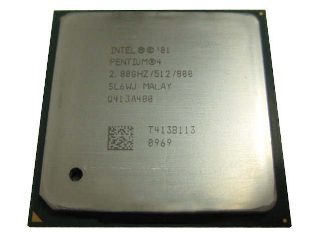 Intel Pentium 4 2.8GHz Processor 800 FSB/512KB L2/478 SL6WJ