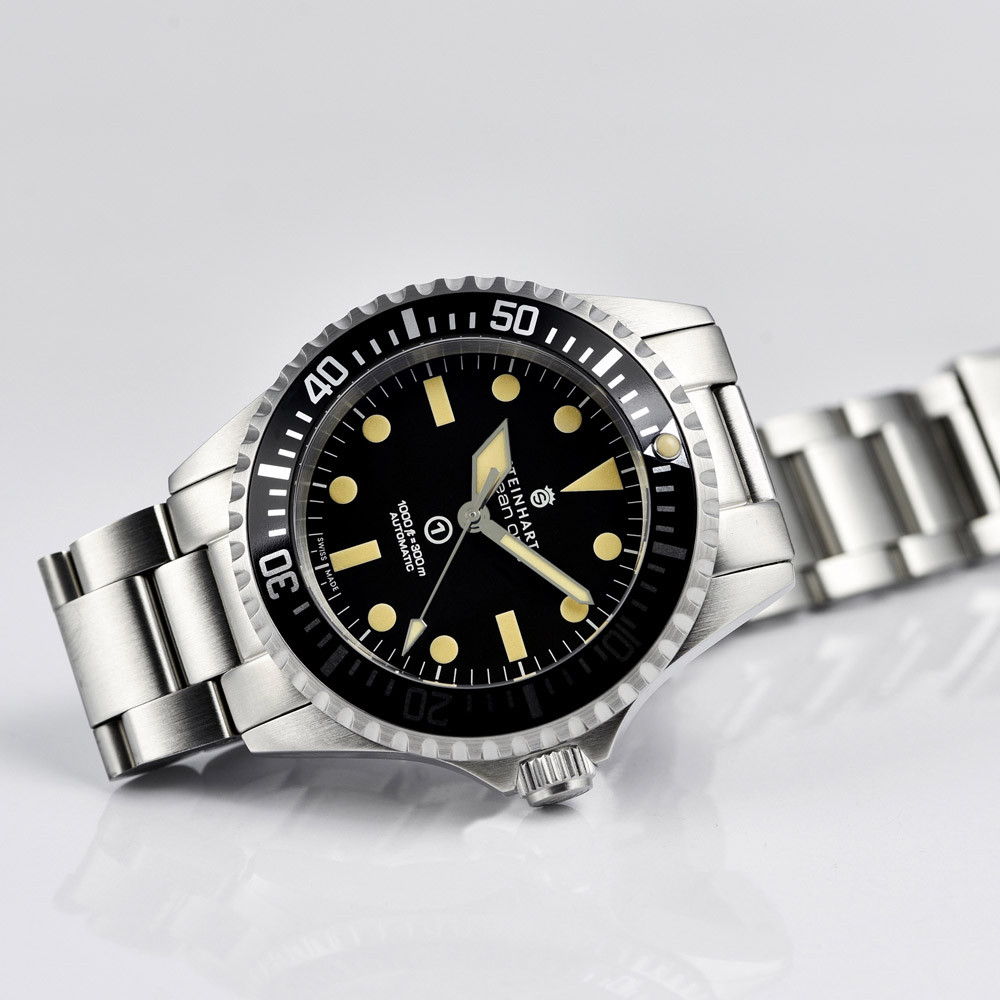 Steinhart Ocean Vintage Military Swiss Automatic Men's Watch 103-0658