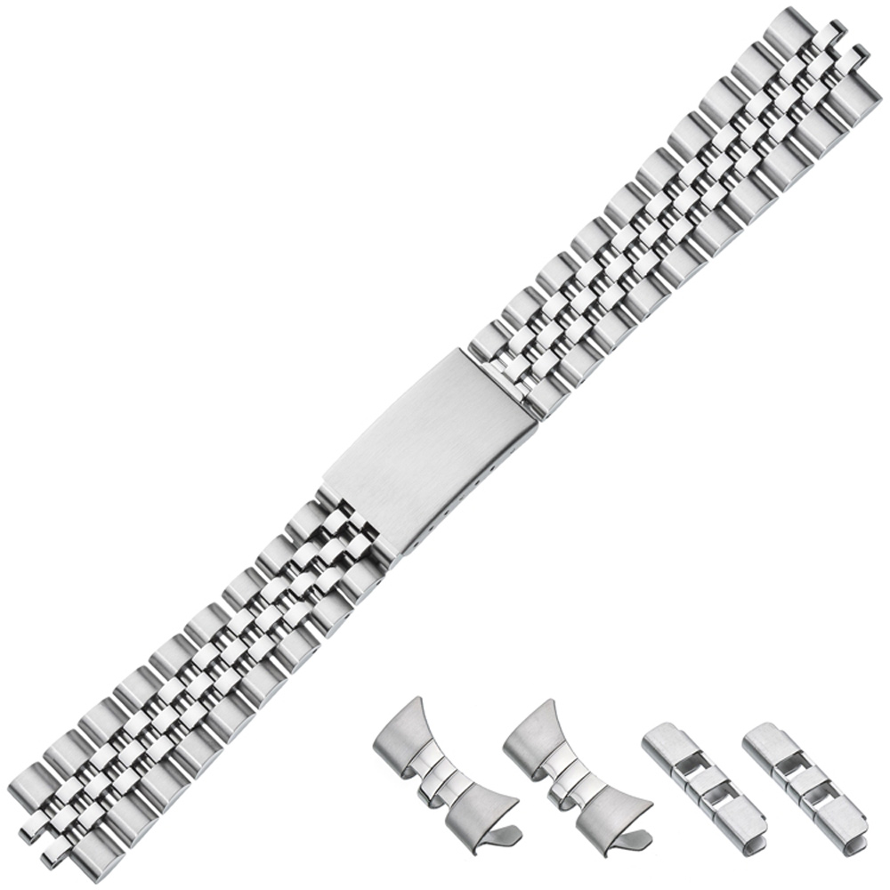 Eichmuller Solid Stainless Steel Jubilee German Bracelet 20mm for Steinhart Ocean One 39mm