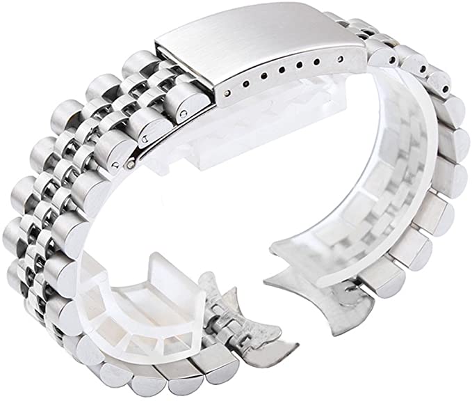 Eichmuller Solid Stainless Steel Jubilee German Bracelet 20mm for Steinhart Ocean One 39mm - Click Image to Close