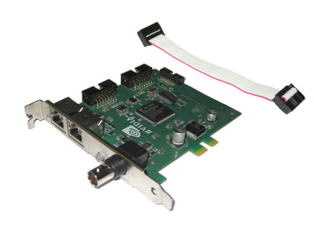 PNY VCQFXGSYNC nVidia Quadro G-Sync PCIe x1 Add-On Card, Board - Click Image to Close